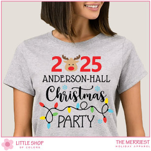 Familienweihnachtsfeier nach Maß T-Shirt