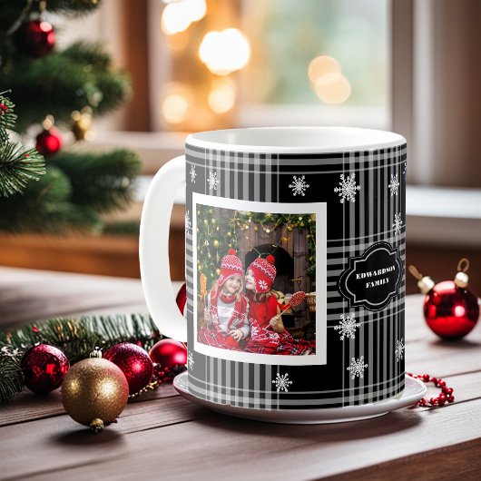 Familienweihnachtsfeiertage Foto Kaffeetasse