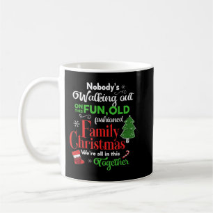 Familienweihnachtsferien Pajamas Funny XMAS Ugly Kaffeetasse