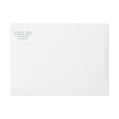 Familienweihnachtszeit Moderne Minimalistische Rüc (Vorderseite)