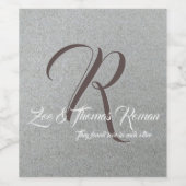 Familienweinflasche Weinetikett (Einzelnes Label)