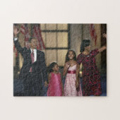 Familienwelle Barak Obama Puzzle (Horizontal)