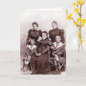 Familienwerte Karte (Gelbe Blume)