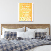 Familienwerte Leinwanddruck (Insitu (Schlafzimmer))