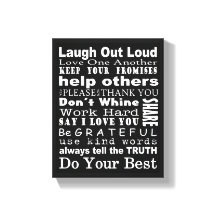 Familienwerte Wall Art