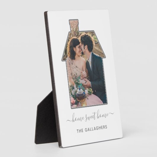 Familienwohnhaus Foto Gestaltungsgeschenk Fotoplatte (Seite)