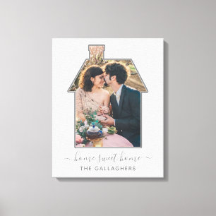 Familienwohnhaus Foto Gestaltungsgeschenk Leinwanddruck