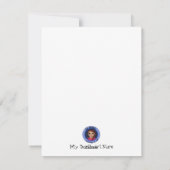 Familienwohnungskarte Feiertagskarte (Rückseite)