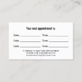 Familienzahnarzt Schlicht Black Dental Termin (Rückseite)