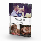 "Familienzeiten: Anpassbarer Dreifache Foto-Block" Fotoblock (Rechts)