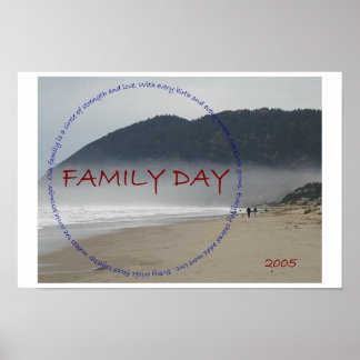 Familienzeitposter Poster