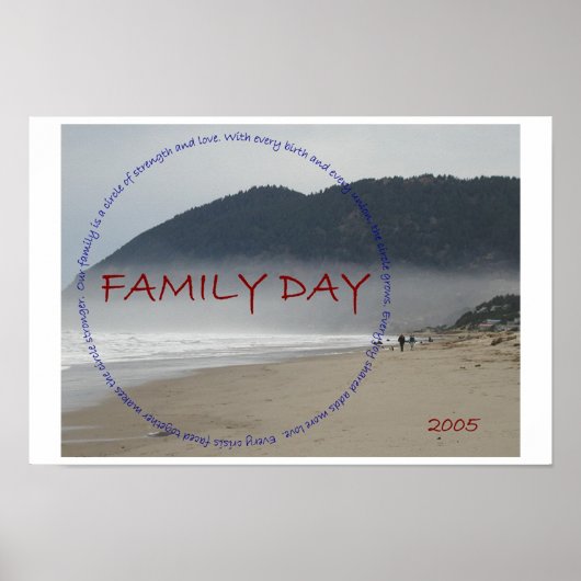 Familienzeitposter Poster (Vorne)