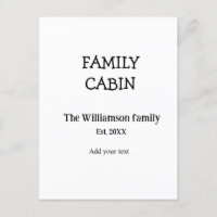 Familienzimmer mit Familienname Jahresdatum Test.