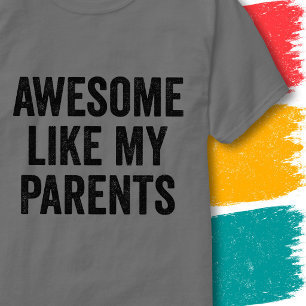 Familienzitat Retro Vintage Großartig Wie Meine El T-Shirt