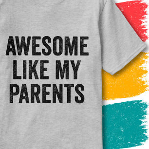 Familienzitat Retro Vintage Großartig Wie Meine El T-Shirt