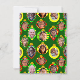 Familienzollage Feiertagskarte