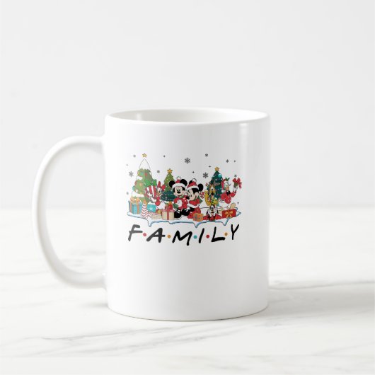 Familienzweig und Freundschafts-Weihnachten Kaffeetasse (Links)
