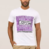 Familiequadratischer Lupus T-Shirt (Vorderseite)