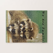 Familieracoon-Puzzlespiel Puzzle (Horizontal)