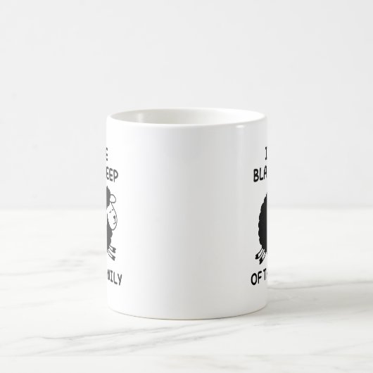 FamilieSchwarzSchafe1B Kaffeetasse (Mittel)