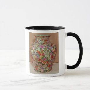Famille Rosenvase mit ein mille fleurs Tasse