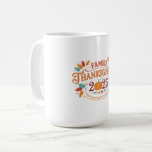 Family 2025 fall holiday  kaffeetasse (Vorderseite Links)