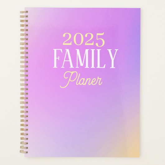 Family 2025 Planer (Vorderseite)