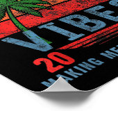 Family 2025 Vibes Family Wiedersehen Vacation Maki Poster (Ecke)