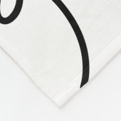 Family 3 Photo Template Personalized Script Fleecedecke (Ecke)