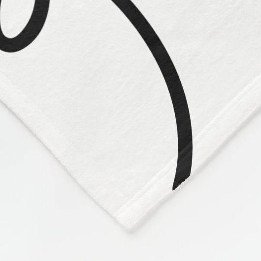 Family 3 Photo Template Personalized Script Fleecedecke (Ecke)