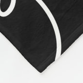 Family 3 Photo Template Personalized Script Fleecedecke (Ecke)