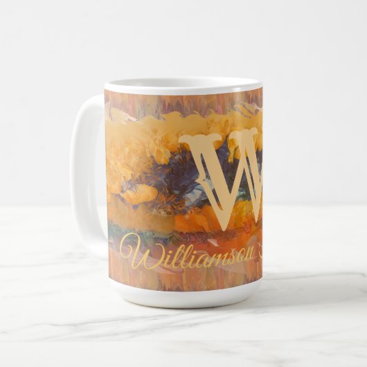 Family Abstract Sunset 0612 Kaffeetasse (Vorderseite Links)