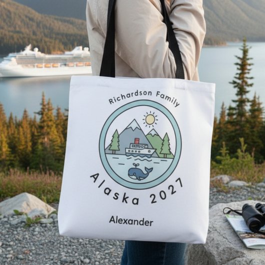 Family Alaska Cruise Trip Tasche