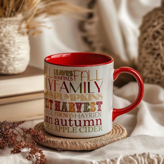 Family and Friends Thanksgiving Mug Tasse