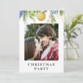 *~* Family AP20 Business Weihnachtsfeier Einladung (Stehend Vorderseite)