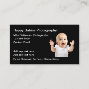 Family Baby Portrait Fotograf Visitenkarte