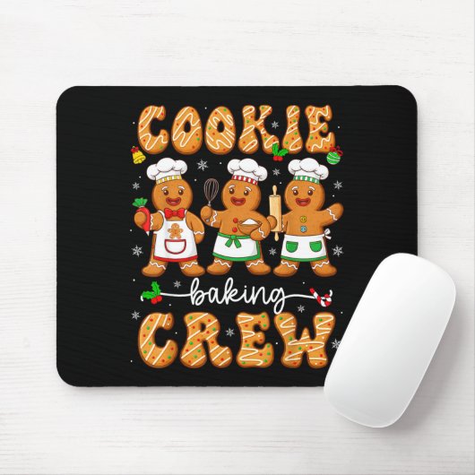 Family Baking Team Funny Cookie Christmas Cookie B Mousepad (Mit Mouse)