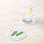 Family Beach House Custom Summer Flip Flops Untersetzer (Vor Ort)