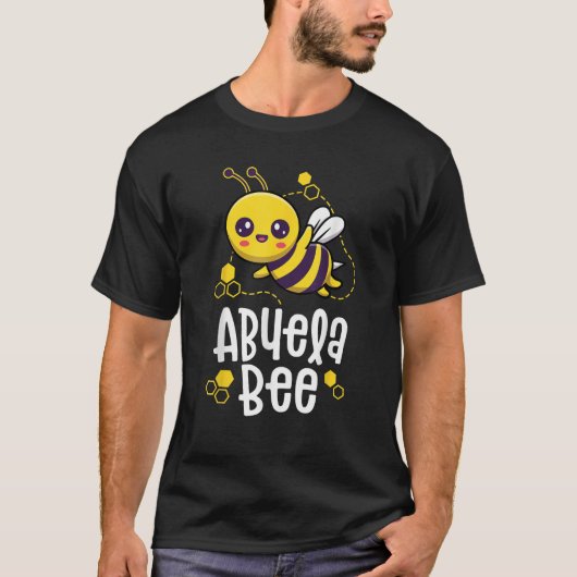 Family Bees Abuela Latina Spanish Birthday Outfit T-Shirt (Vorderseite)