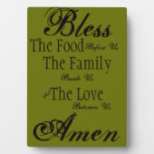 Family Blessing Plaque Fotoplatte (Vorderseite)
