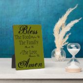 Family Blessing Plaque Fotoplatte (Seite)