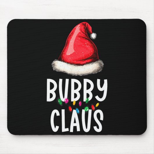 Family Bubby Claus Christmas Santa's Pajama Matchi Mousepad (Vorne)