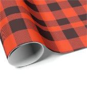 Family Buffalo Kariertes Geschenk Geschenkpapier (Rolleneckpunkt)