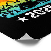 Family Camping Trip 2025 Matching Crew Summer Vaca Poster (Ecke)