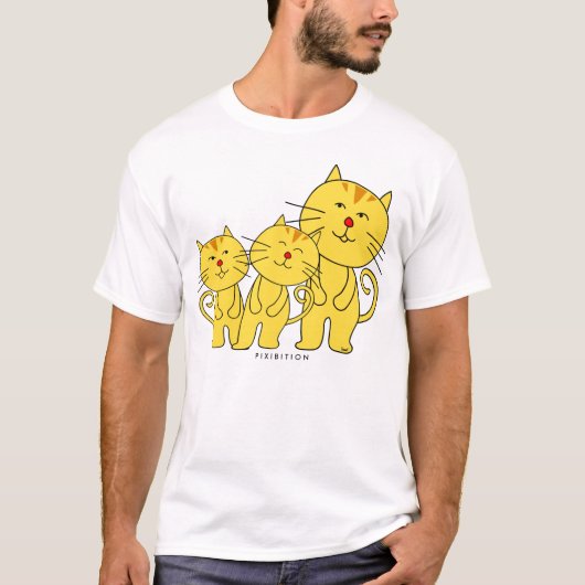Family Cat Kids T - Shirt (Vorderseite)