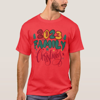 FAMILY CHRISTMAS 2023 Mädchen T-Shirt