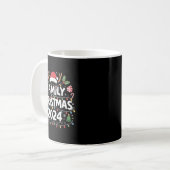 Family Christmas 2024 Matching Family Christmas Xm Kaffeetasse (Vorderseite Links)