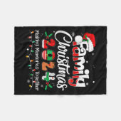 Family Christmas 2024 Matching Outfit Xmas Squad S Fleecedecke (Vorderseite (Horizontal))