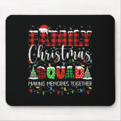 Family Christmas 2024 Matching Squad Xmas Men Wome Mousepad (Vorne)