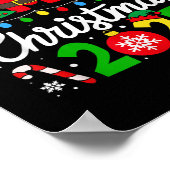 Family Christmas 2025 Christmas Squad Xmas Matchin Poster (Ecke)